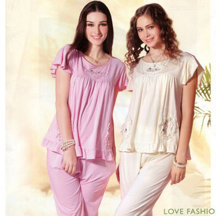 Free Shipping Spring and summer fashion comfortable women's sleepwear lounge set s2504