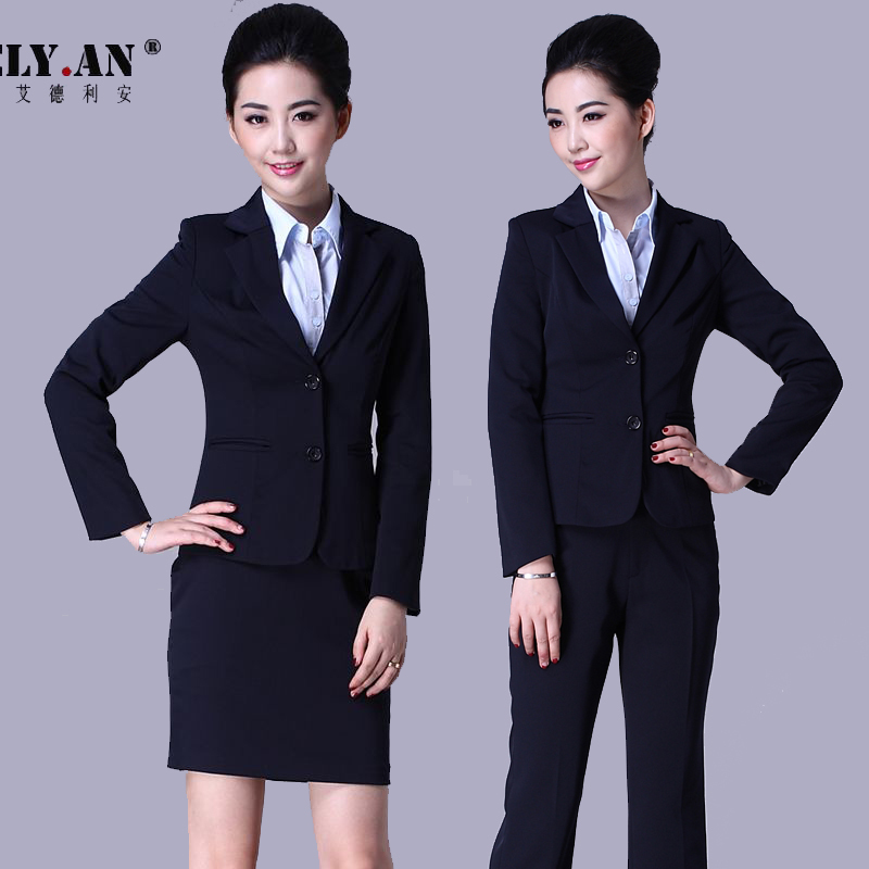 Free shipping Spring professional women's fashion professional set work wear skirt piece set