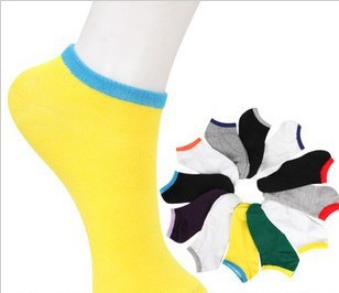 Free shipping spring summer and autumn man and women cotton socks cute candy  colors  wholesale cheap price 2013