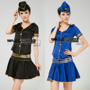 free shipping! Stewardess clothing summer front desk work wear autumn work wear ktv clothes sauna technicalness service