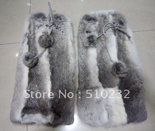 Free Shipping! Stylish adult leg warmers for winter, genuine rabbit fur leg warmer