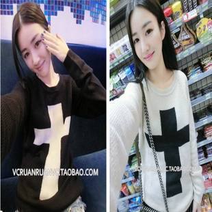 Free shipping Sugar sugar 2012 sweater cross sweater