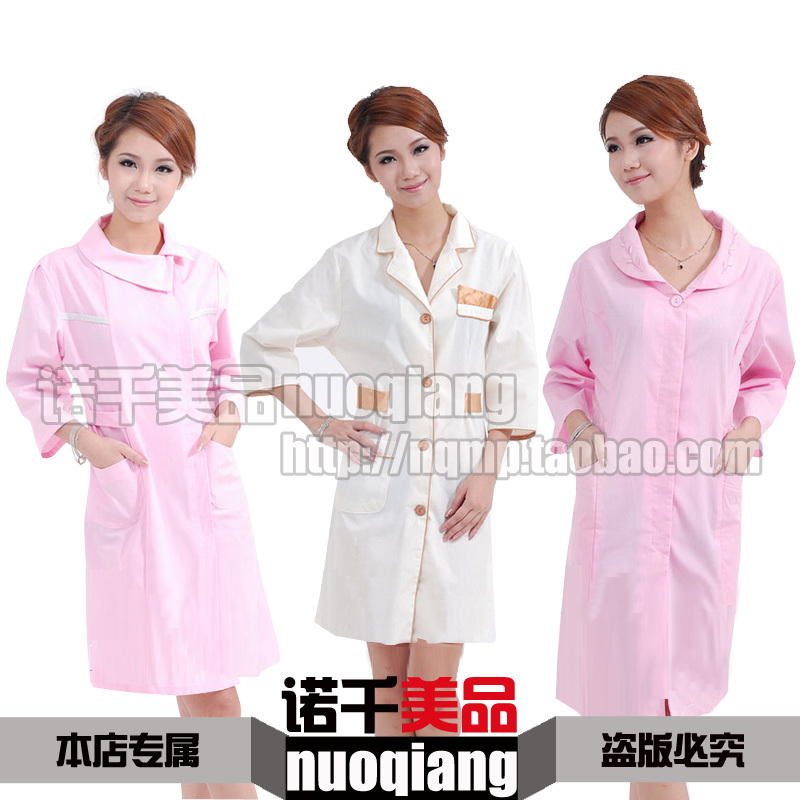 Free shipping !Summer beautician overalls new suit beautician clothing new beauty clothing beauty salon overalls nurse