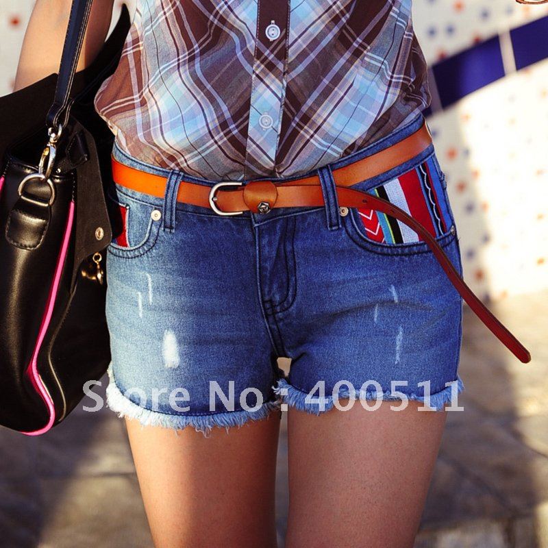 free shipping summer fashion ladies denim shorts d1910