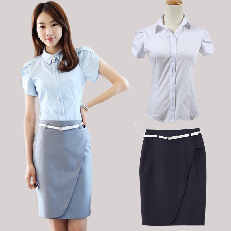 Free shipping Summer professional set women's fashion work wear work wear formal bust skirt tooling skirt