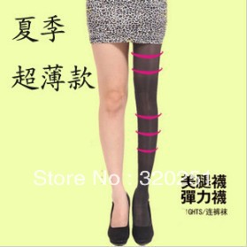 free shipping Summer the thin cool and comfortable stovepipe socks the authentic Fat Burning pantyhose legs socks sub p221  of