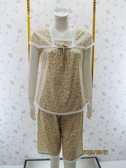 Free Shipping Summer women's pure cotton cloth sleepwear 9152