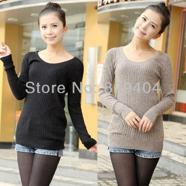 Free Shipping Sunlun Ladies' Fashion Base Knitwear Fashion Sweater 2013 New Arrival SCW-4097