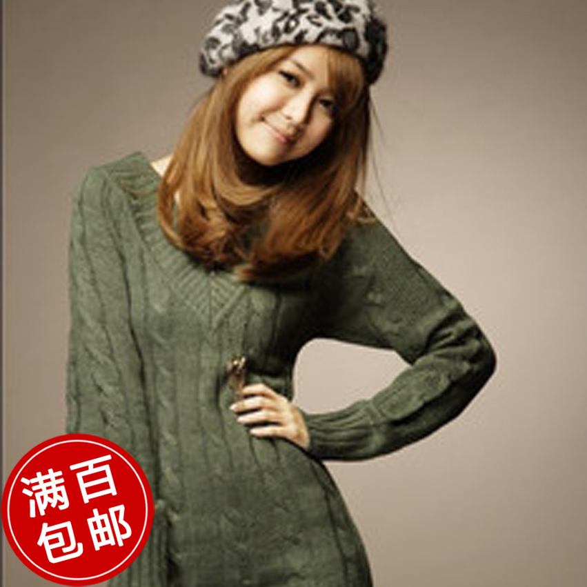 Free Shipping Sweater outerwear  honey spring women's sweater long design clothing clothes Wholesale