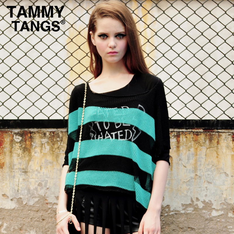 Free shipping Tammytangs autumn women's slim medium-long sweater basic shirt outerwear sweater