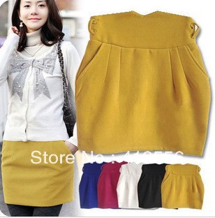 Free shipping  The explosion all-match fashion Mao Ne waist skirt package hip skirt D424-2086  b294 ow