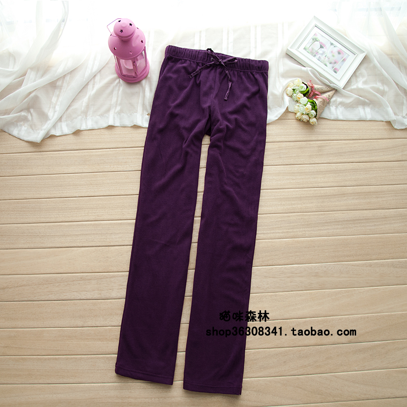 Free shipping  the hot selling 2013 19.99 ! polar fleece pajama pants fabric lounge pants lovers design ! 0.26kg