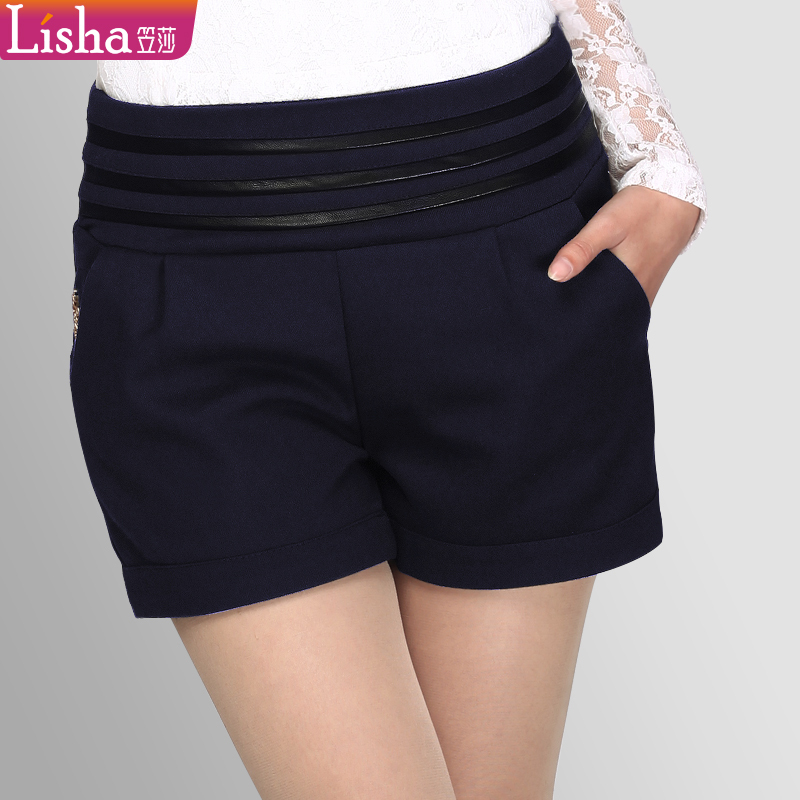 Free Shipping The straight fashion spring and autumn and winter 2013 fashion Miss Mao Ne Slim shorts