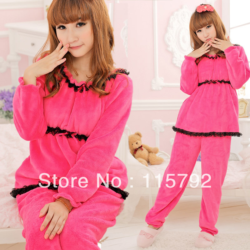 Free Shipping Thermal Underwear Pajamas For Women Winter Costumes For Women