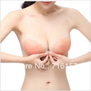 Free shipping!Thin FreeBra Original Silicone Nu Bra for cup A/B/C/D Invisible Bra Nubra WS03