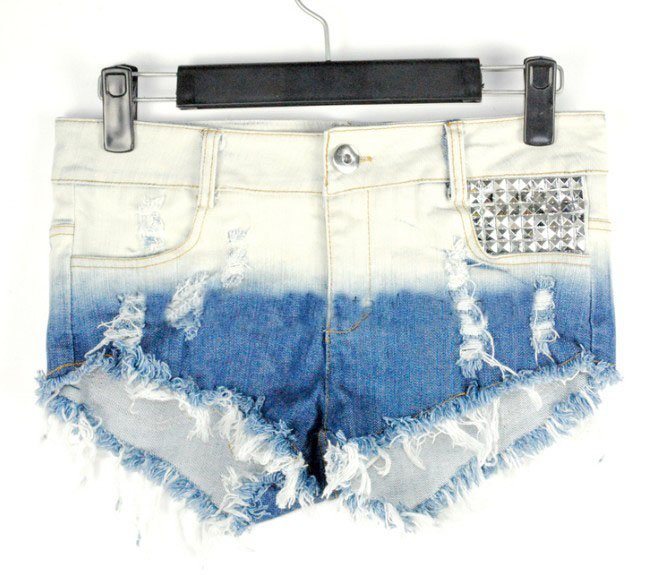 Free Shipping Tie dye colour wash water shorts pants FM120116