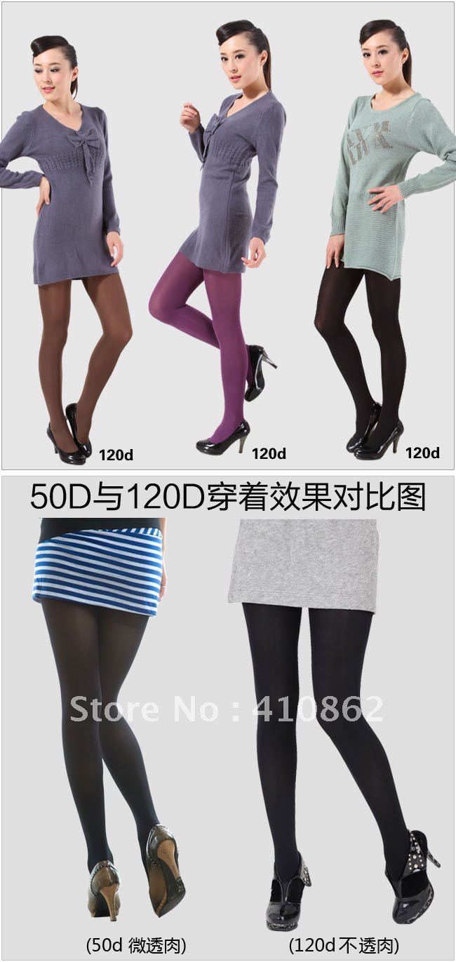 Free shipping,Tights,, show thin render socks, velvet color silk socks, thick, autumn, winter