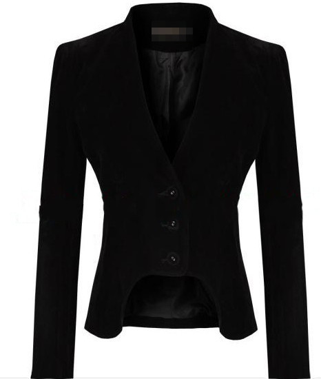 Free Shipping Tl fashion ! vintage shoulder pads stereo the queen royal outerwear blazer 0023