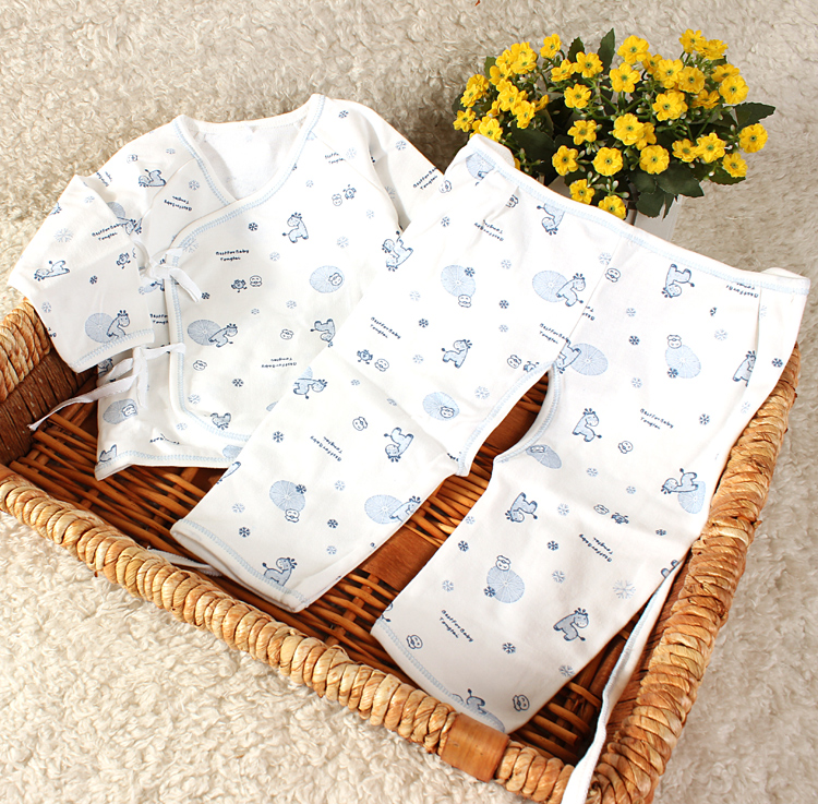 free shipping TONGTAI newborn baby kimono underwear set 100% cotton a52d 100% cotton child underwear