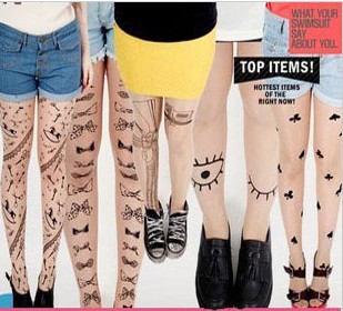 FREE SHIPPING ultra-thin pantyhose vintage fashion socks sexy stockings