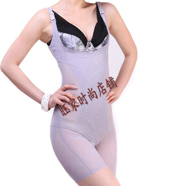 Free Shipping Ultra-thin silk collagen one piece shaper open file beauty care clothing underwear four seasons paragraph