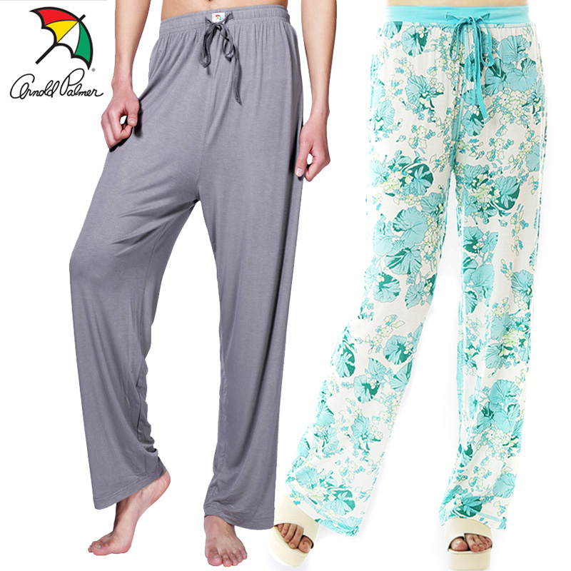 free shipping Umbrella flowers modal lounge pants trousers lovers pajama pants long johns yoga pants 08261