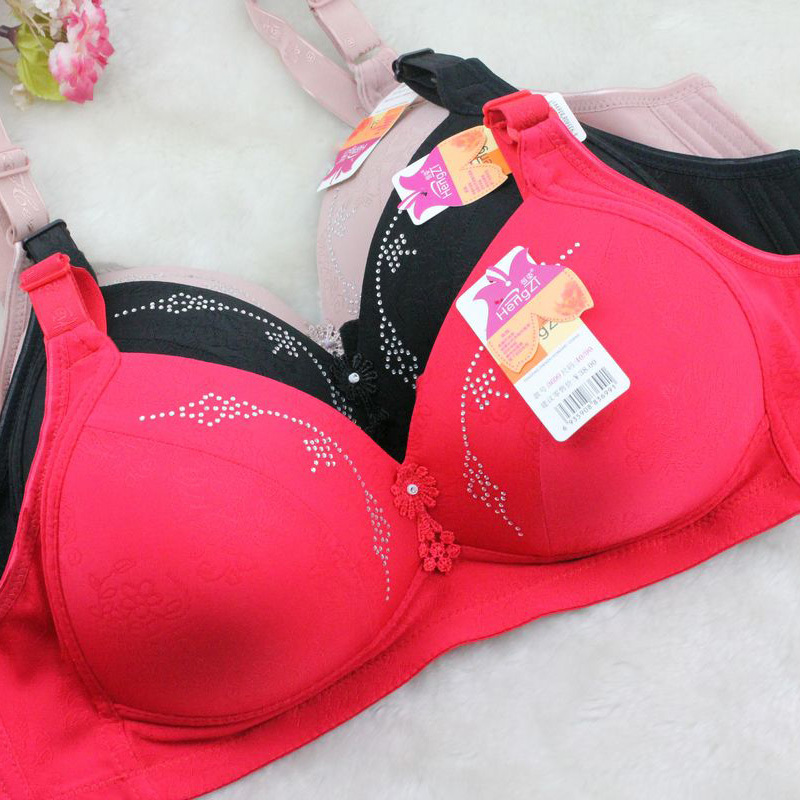 Free shipping Underwear bra wireless thin 80b 85b 90b 100b 44b 95b none