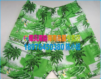 Free shipping Unique i beach suit men and women shorts hainan island service summer lovers casual shorts