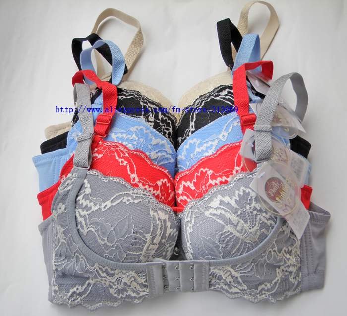 Free shipping via DHL/UPS, lady's sexy Embroidered bra, lady bra, wholesale 30pcs/lot