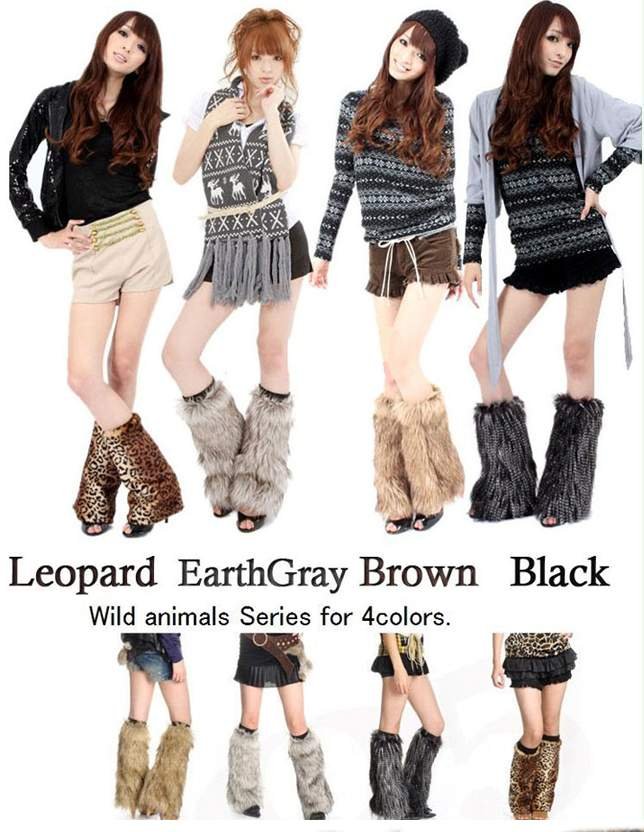 Free shipping via EMS, Faux Fur Leg Cover,Warmer Muffs Boots Legging socks,Wholesale 25 pairs/lot