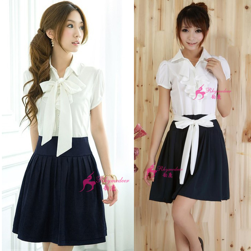 Free shipping Welcome women's ktv uniform summer work wear female work wear one-piece dress clothes professional skirt Women