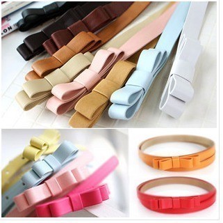 Free shipping Whoesale Fashion Design Colorful Waist Belt/Waistband Ladies' PU Leather colorful Butterfly Belt