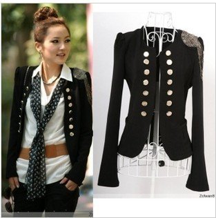 *Free Shipping,wholesale, 2 pes/lot women  coat ,lady dust coat. business suit ,lady jacket,good quality