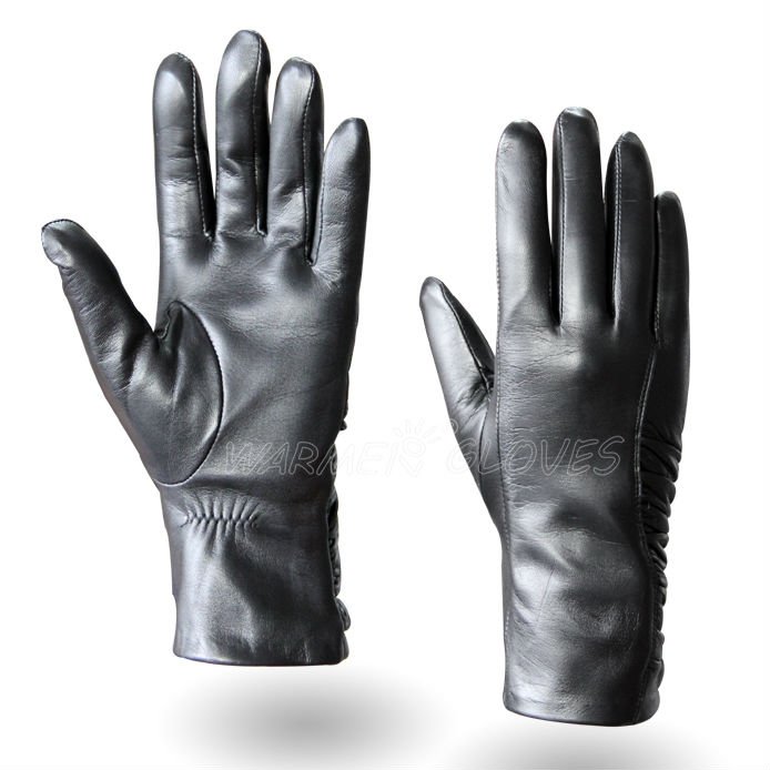 Free Shipping wholesale 2012 NEW fashion winter leather glove