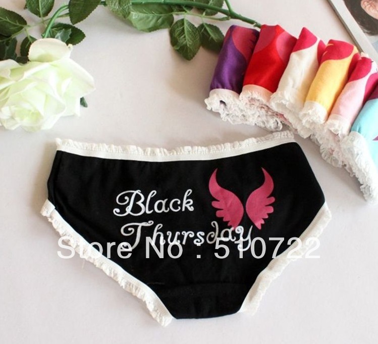 Free Shipping Wholesale 21 PCS/LOT Low Rise Briefs Sexy Cotton Lace Women Panties  Rainbow 7 Days Week Underwear Multicolor