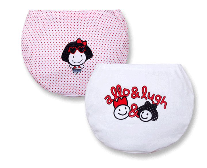 Free Shipping, Wholesale( 24 pcs/lot), Cartoon Girl Kids Bread Panties/Children Underwear/ Children Garment/Babies Briefs