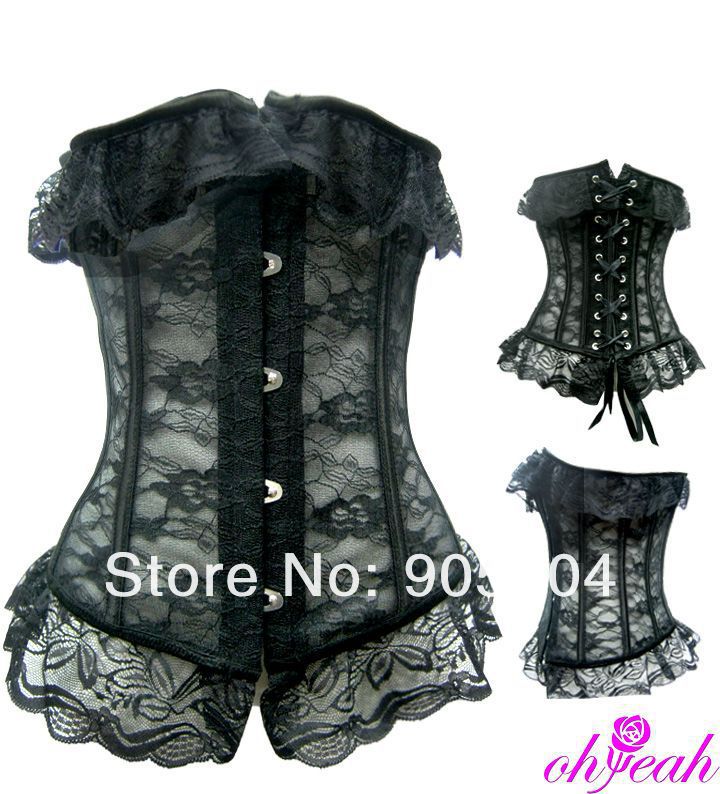 Free shipping wholesale and retail best selling 3XL,4XL,5XL,6XL sexy lingerie corset plus size bustier  A2207P