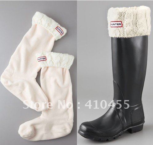 Free shipping Wholesale and retail warm cashmere  hunter stocking women's socks