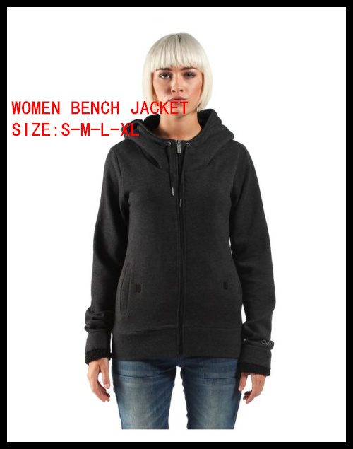 Free Shipping Wholesale Best quality Bench Barbeque(BBQ) Woman Jacket , black color S,M,L.XL