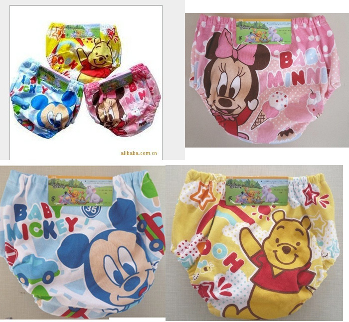 free shipping!Wholesale Cartoon children underwear bread panties clothing baby girls boys briefs shorts kids underpants24pcs/lot