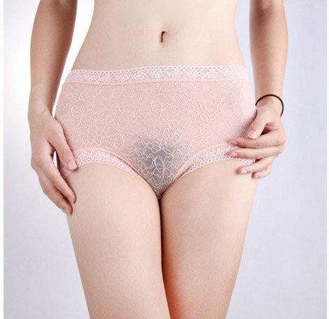 Free shipping  Wholesale cheap underwear comfortable transparent ice silk ladies underwear triangle