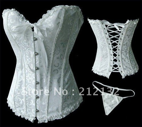 Free Shipping Wholesale Corset Sexy corset Overbust Corset Sexy Busiter Sexy Lingerie S-2XL (W1002-1)