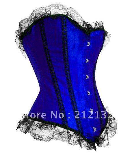 Free Shipping Wholesale Corset Sexy corset Overbust Corset Sexy Busiter Sexy Lingerie S-2XL (W1009-7)