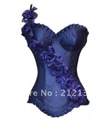 Free Shipping Wholesale Corset Sexy corset Overbust Corset Sexy Busiter Sexy Lingerie S-2XL (W1011-3)