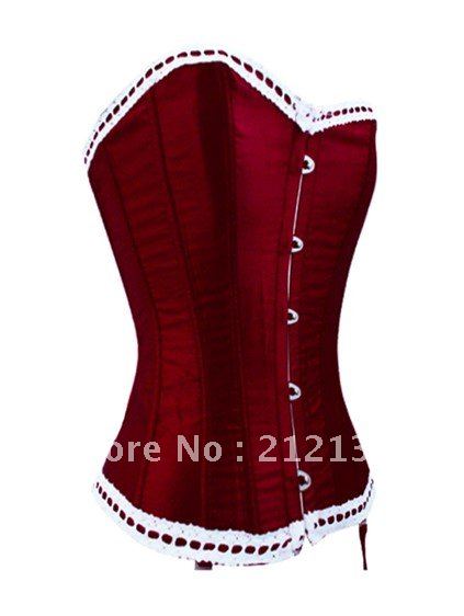 Free Shipping Wholesale Corset Sexy corset Overbust Corset Sexy Busiter Sexy Lingerie S-2XL (W1029)