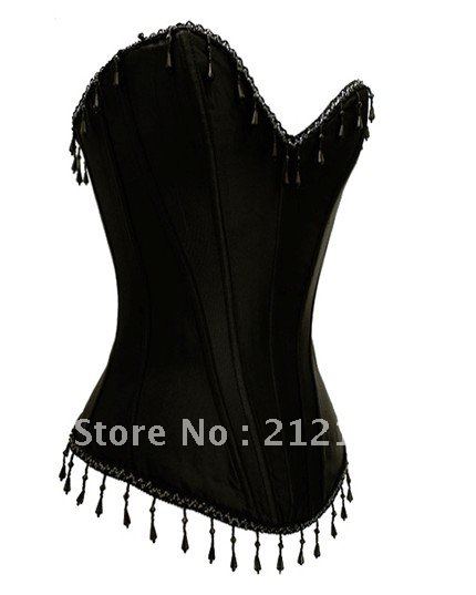 Free Shipping Wholesale Corset Sexy corset Overbust Corset Sexy Busiter Sexy Lingerie S-2XL (W1040)