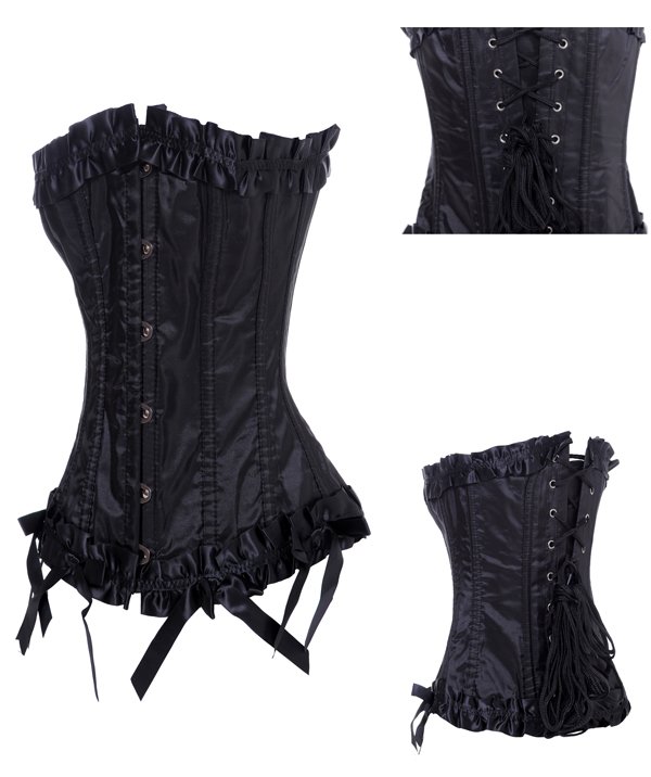 Free Shipping Wholesale Corset Sexy corset Overbust Corset Sexy Busiter Sexy Lingerie S-2XL (W1056-1)