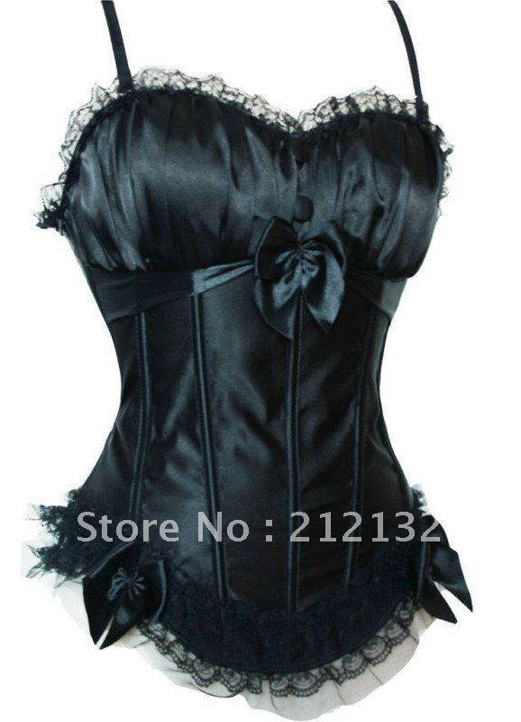 Free Shipping Wholesale Corset Sexy corset Overbust Corset Sexy Busiter Sexy Lingerie S-2XL (W1058-3)