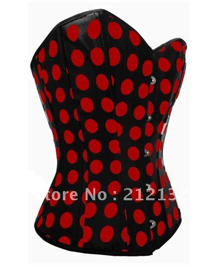 Free Shipping Wholesale Corset Sexy corset Overbust Corset Sexy Busiter Sexy Lingerie S-2XL (W2004-2)