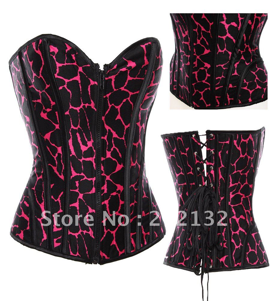 Free Shipping Wholesale Corset Sexy corset Overbust Corset Sexy Busiter Sexy Lingerie S-2XL (W2019-3)